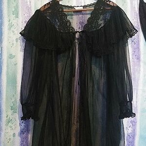 Goth Victorian Lingerie Cover Up